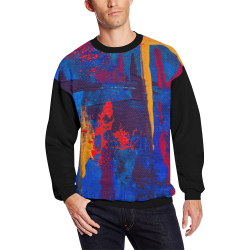 oil_l All Over Print Crewneck Sweatshirt for Men (Model H18)