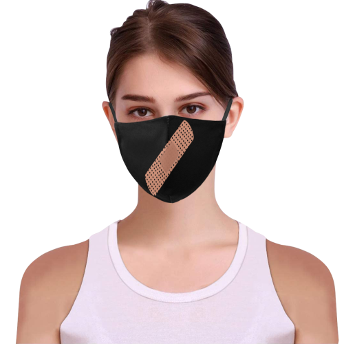 BANDAGE 3D Mouth Mask with Drawstring (Pack of 3) (Model M04)