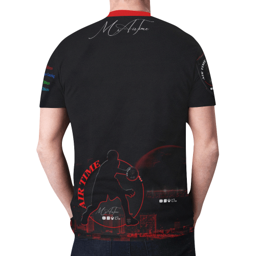 AIRTIME CLAN New All Over Print T-shirt for Men (Model T45)