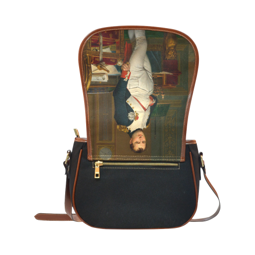Napoleon Bonaparte 7A Saddle Bag/Small (Model 1649)(Flap Customization)