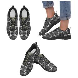 kaleidoscopeLime-20190426-001445 Women's Breathable Running Shoes/Large (Model 055)