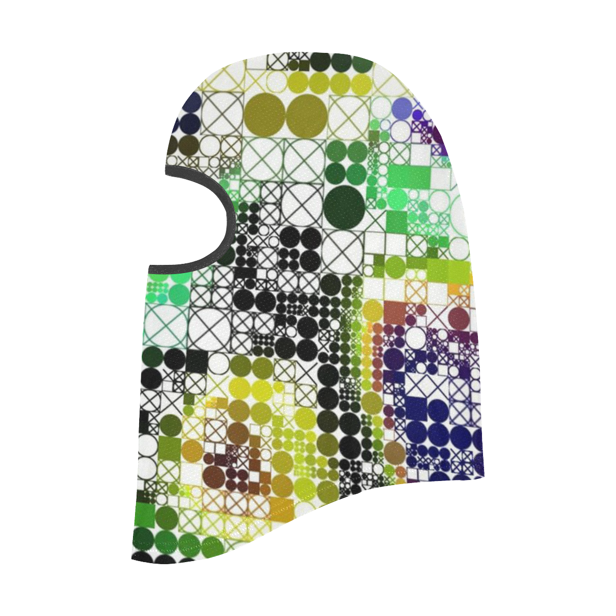 funny mix of shapes  by JamColors All Over Print Balaclava