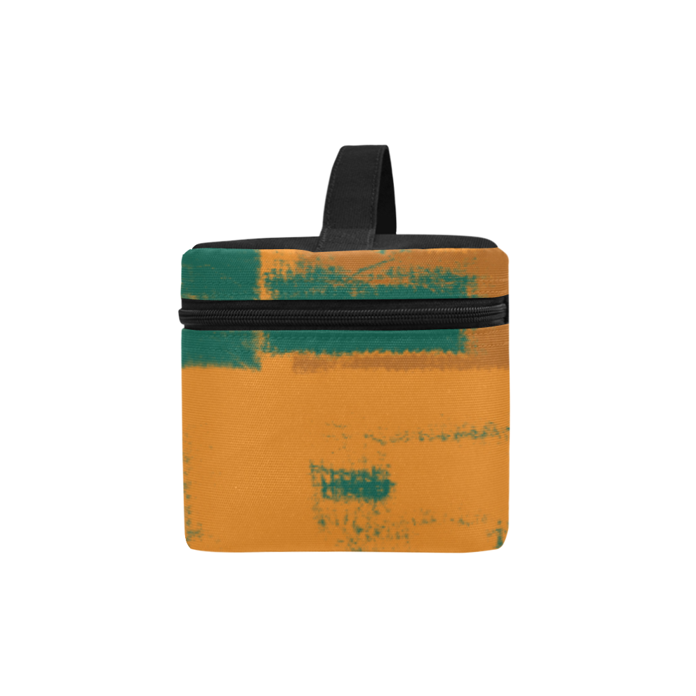 Orange texture Cosmetic Bag/Large (Model 1658)