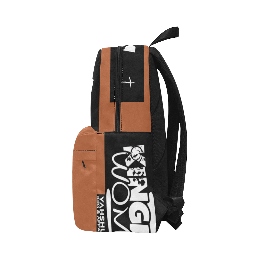 Brown/Black Unisex Classic Backpack (Model 1673)