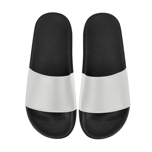 color platinum Men's Slide Sandals (Model 057)