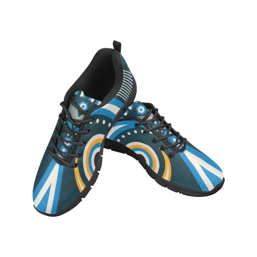 lulua tribal Men's Breathable Running Shoes (Model 055)