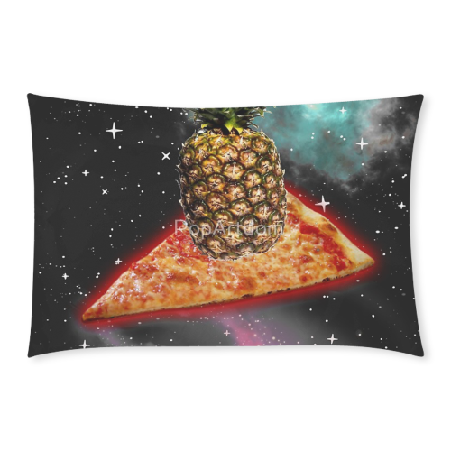 Galaxy pizza pineapple 3-Piece Bedding Set