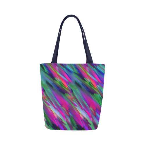 Colorful digital art splashing G400 Canvas Tote Bag (Model 1657)