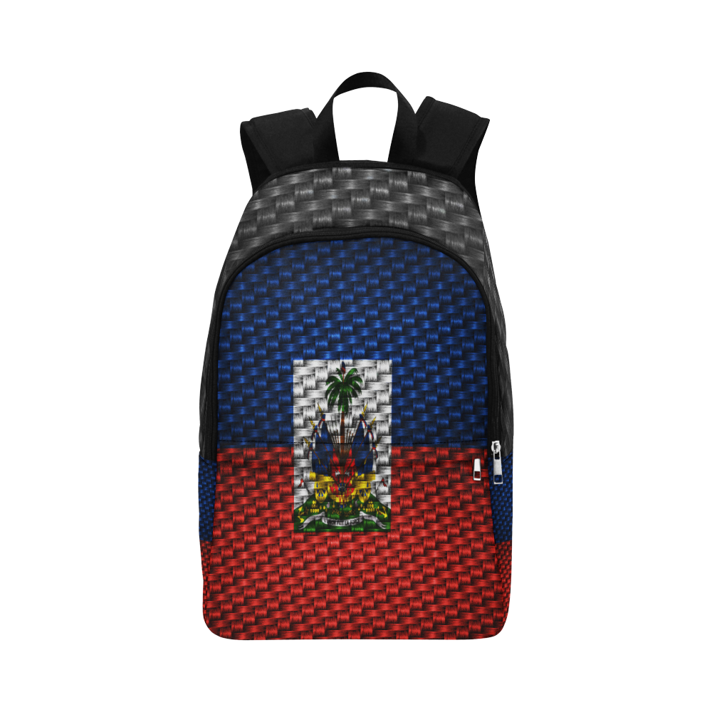 HAITI FLAG Fabric Backpack for Adult (Model 1659)