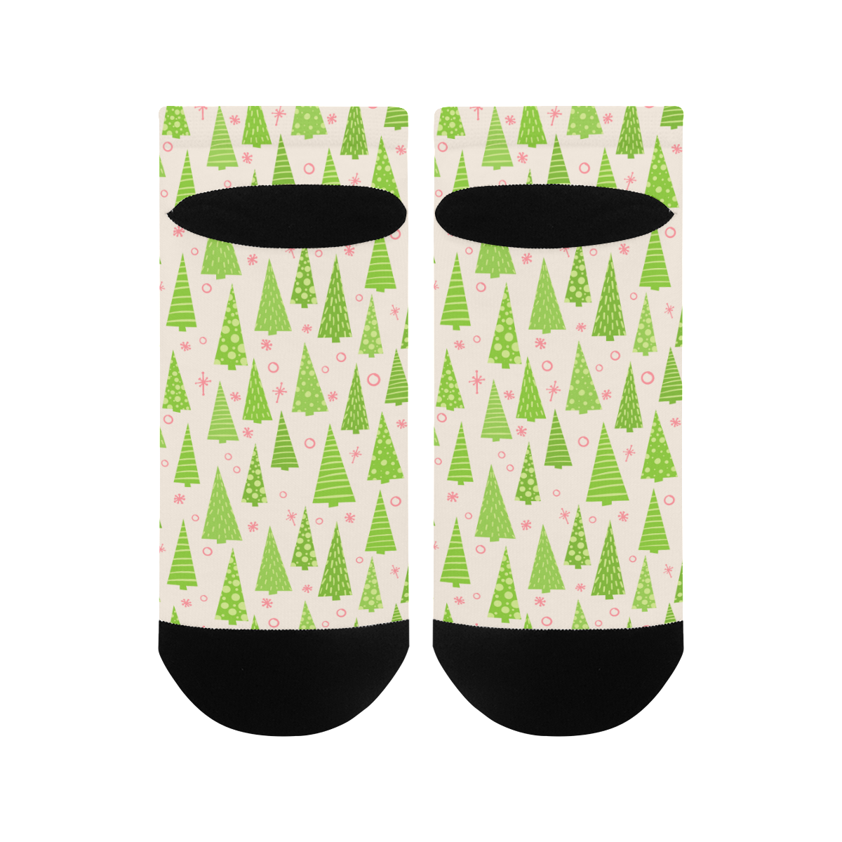 Christmas Trees Forest Men's Ankle Socks