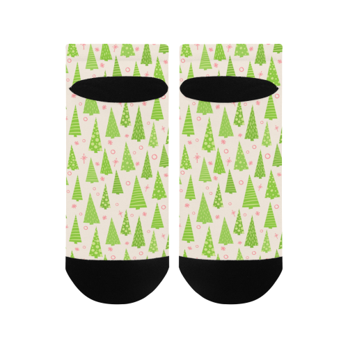 Christmas Trees Forest Men's Ankle Socks
