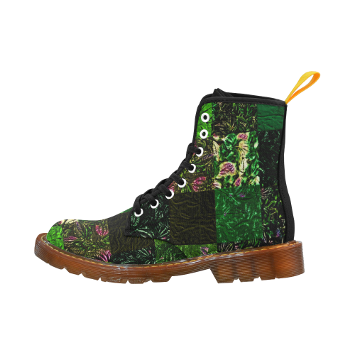 Foliage Patchwork #1 by Jera Nour Martin Boots For Men Model 1203H