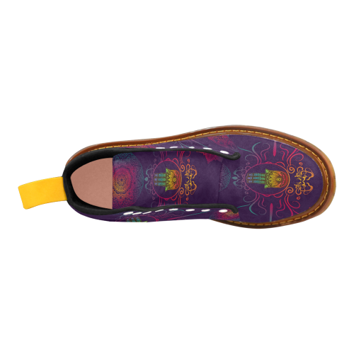 Hamsa Colorful Mandala Martin Boots For Women Model 1203H