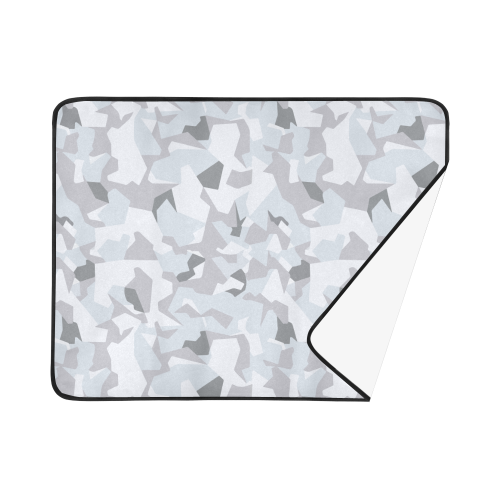 Swedish M90 Winter Camouflage Beach Mat 78"x 60"