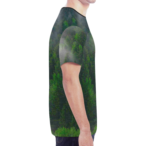 Woke Forest Design 2 New All Over Print T-shirt for Men (Model T45)