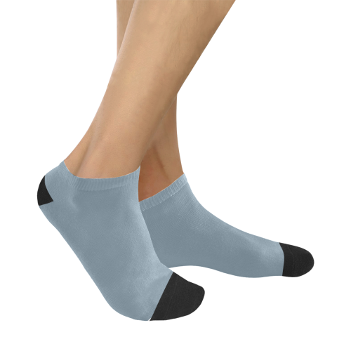 color light slate grey Women's Ankle Socks