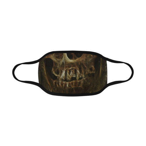 Mysterious  Golden Skull Mouth Mask
