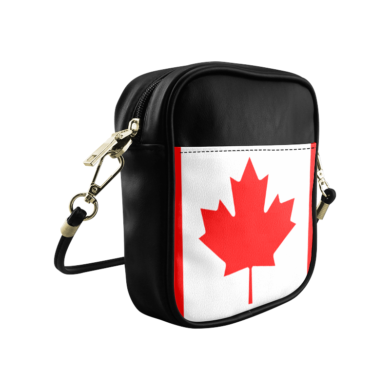 Canada Flag Sling Bag (Model 1627)