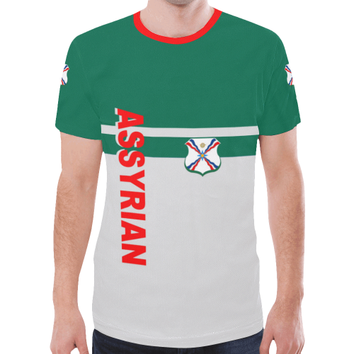 Elegant Assyrian New All Over Print T-shirt for Men/Large Size (Model T45)