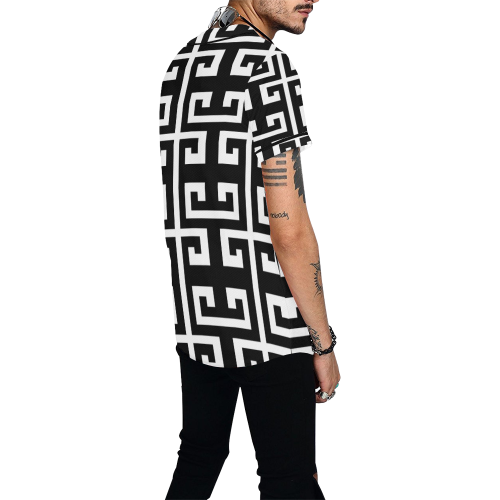 Classic All Over Print Baseball Jersey for Men (Model T50)