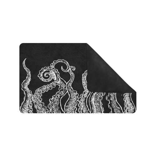 tentaclesblackbig2 Doormat 30"x18" (Black Base)