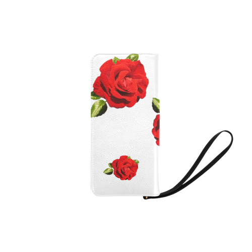 Fairlings Delight's Floral Luxury Collection- Red Rose Women's Clutch Purse 53086a Women's Clutch Purse (Model 1637)