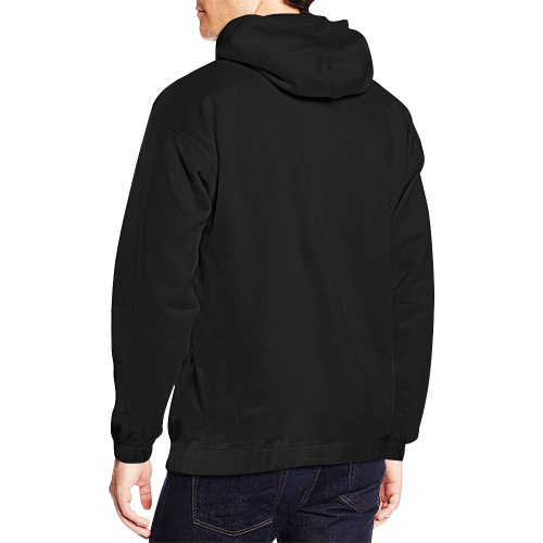 Gold King Hoodie Black All Over Print Hoodie for Men (USA Size) (Model H13)