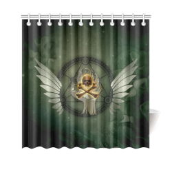 Skull in a hand Shower Curtain 69"x70"