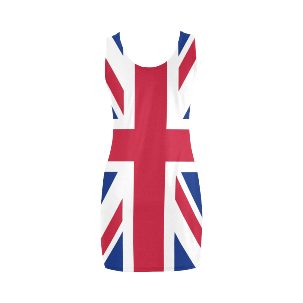 Union Jack Retro Sixties by ArtformDesigns Medea Vest Dress (Model D06)