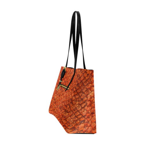 SNAKE LEATHER 4 Euramerican Tote Bag/Large (Model 1656)