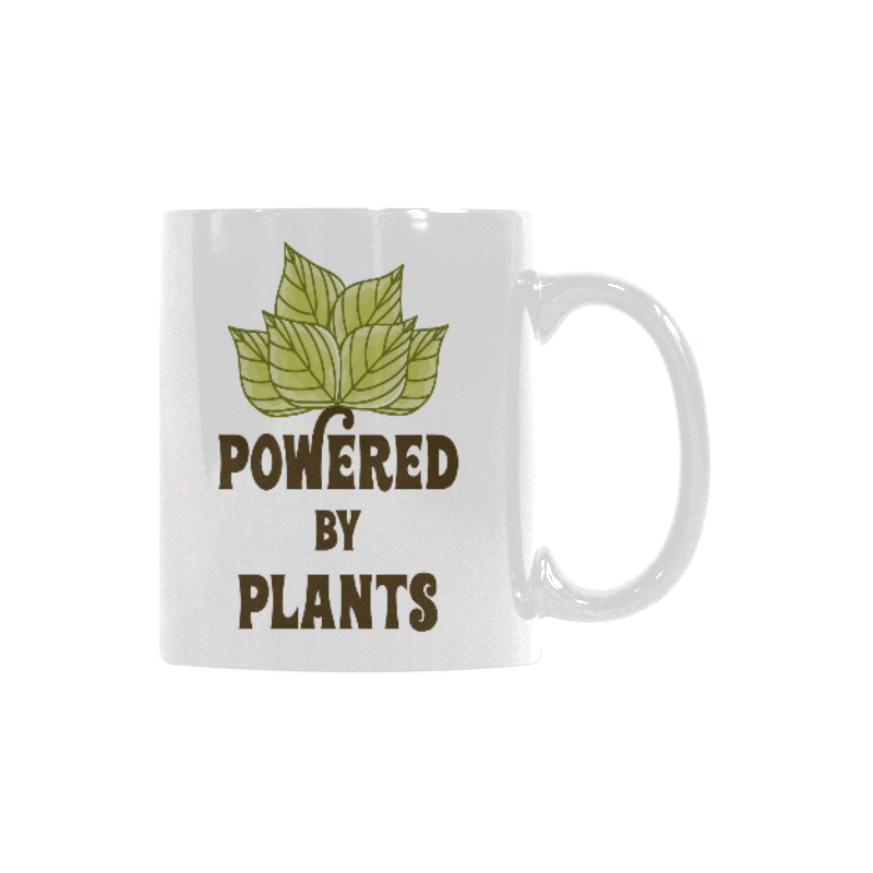 Powered by Plants (vegan) White Mug(11OZ)