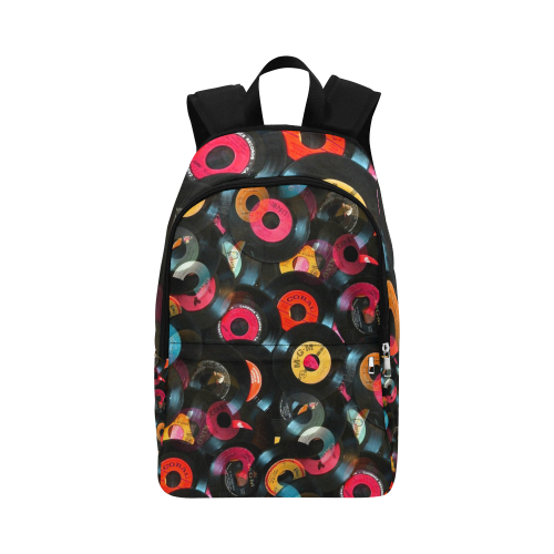 Vinyl Records by Artdream Fabric Backpack for Adult (Model 1659)