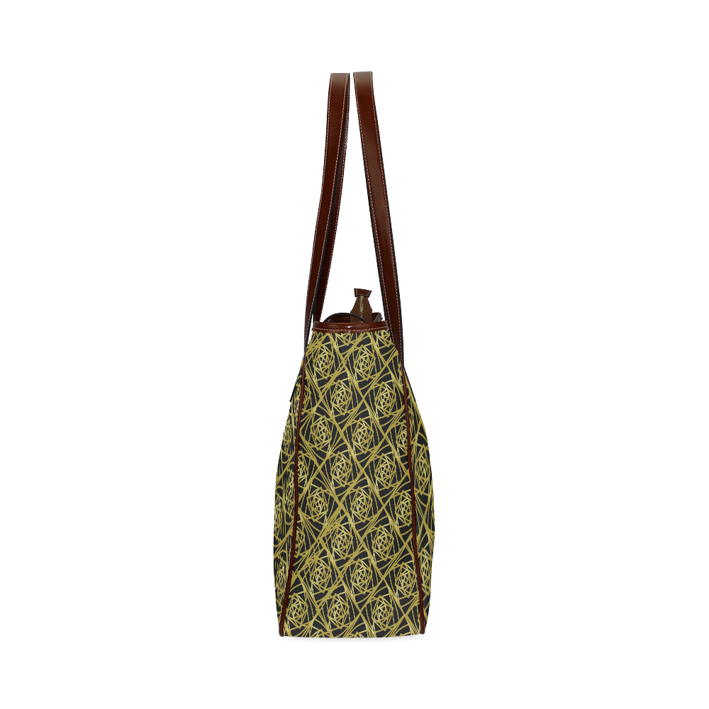 Gold Lining Classic Tote Bag (Model 1644)