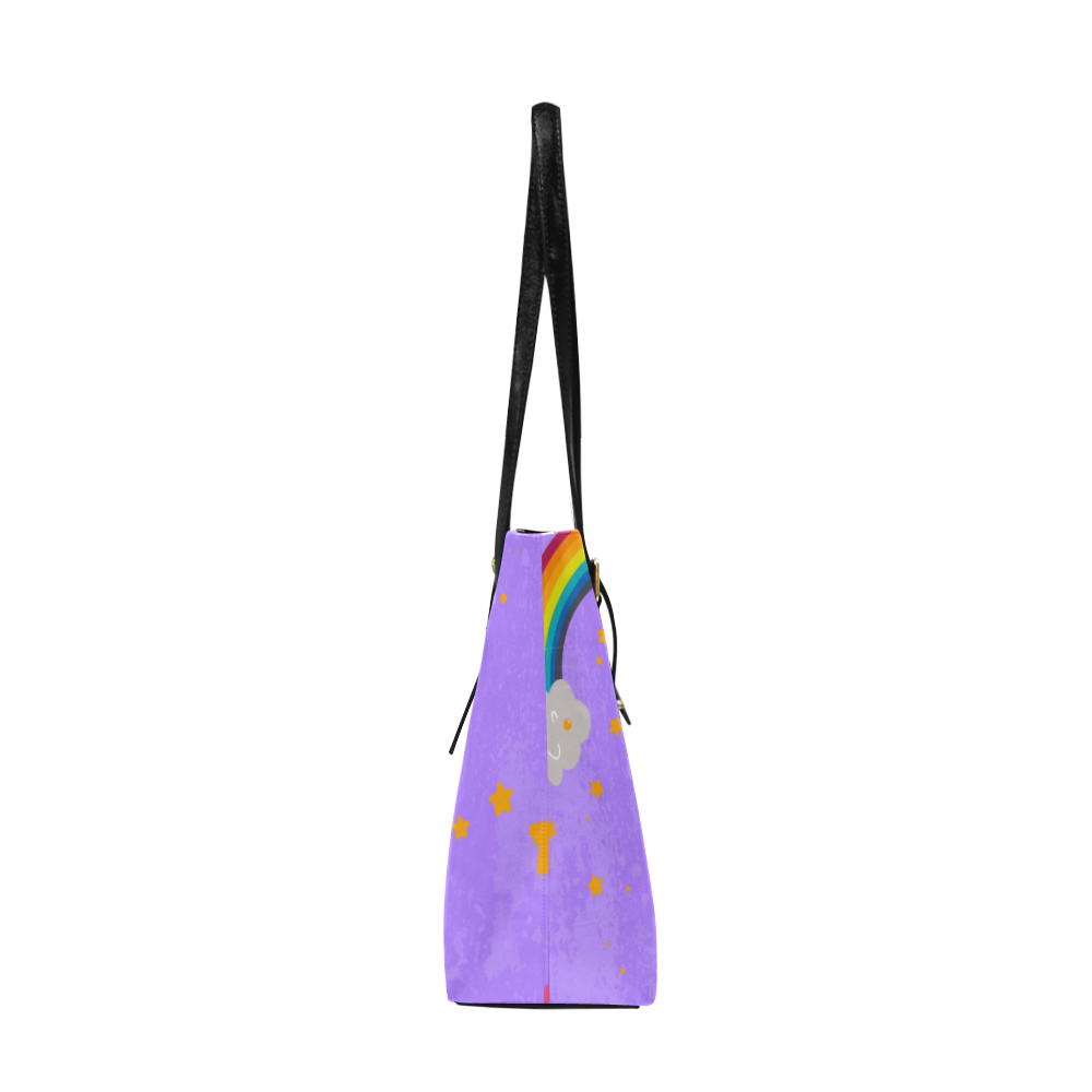 Fawn Pug Unicorn Euramerican Tote Bag Euramerican Tote Bag/Large (Model 1656)
