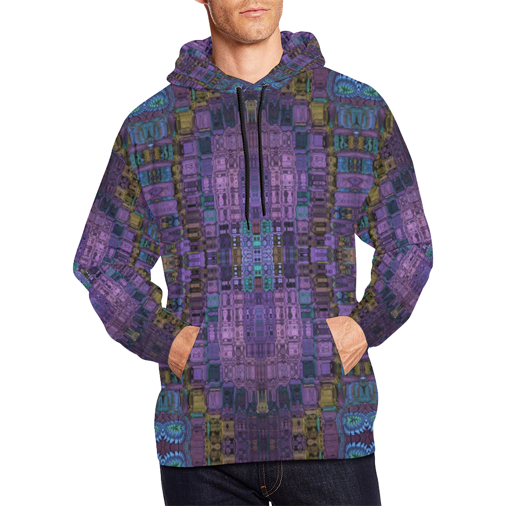 Expand Your Mind All Over Print Hoodie for Men/Large Size (USA Size) (Model H13)