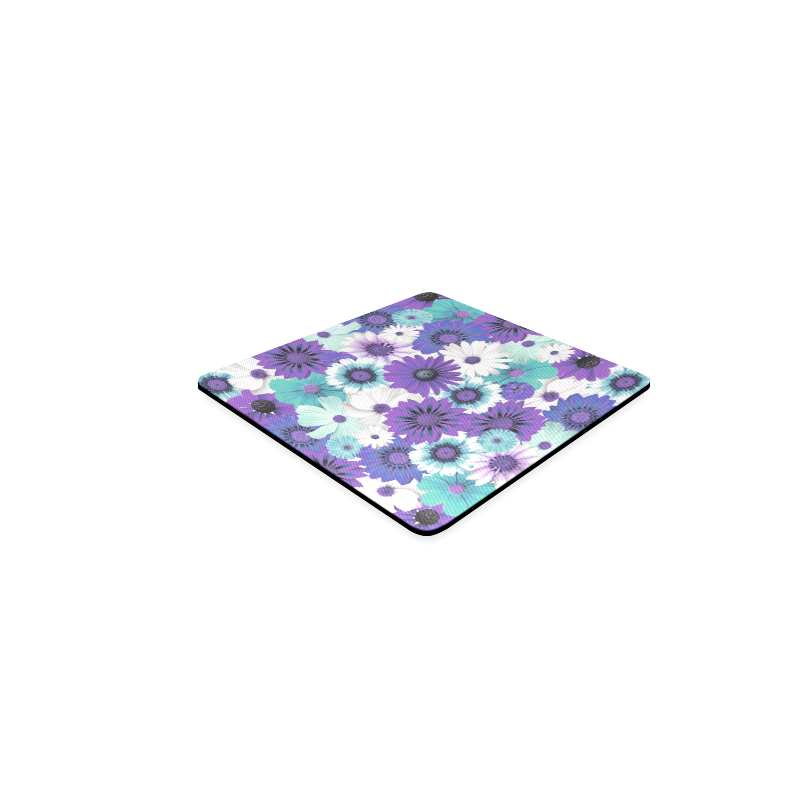 Spring Time Flowers 6 Square Coaster