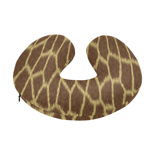Giraffe Print U-Shape Travel Pillow