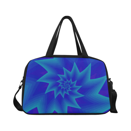 Royal blue star Fitness Handbag (Model 1671)