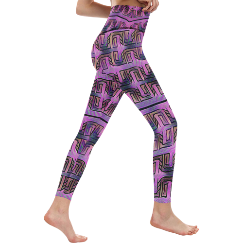 The Earth and the Sun3 Women's All Over Print High-Waisted Leggings (Model L36)