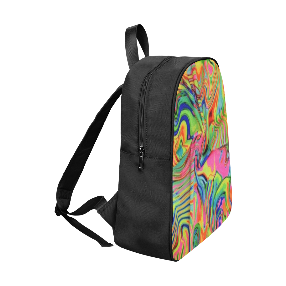 Hippie Vibe Fabric School Backpack (Model 1682) (Large)