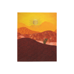 In The Desert Quilt 40"x50"