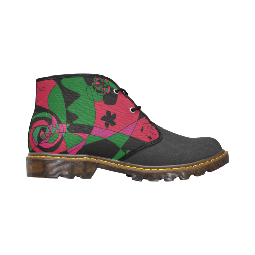 Abstract #7 2020 Women's Canvas Chukka Boots (Model 2402-1)