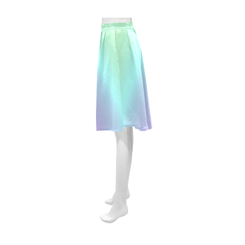 Pastel Rainbow Athena Women's Short Skirt (Model D15)