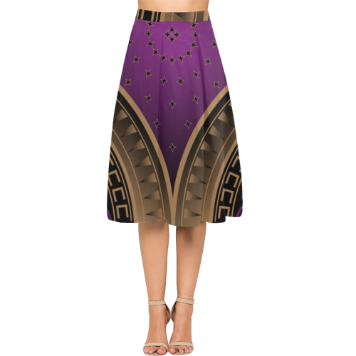Horse War Shield (Purple) Aoede Crepe Skirt (Model D16)