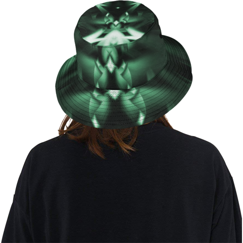 Jade All Over Print Bucket Hat