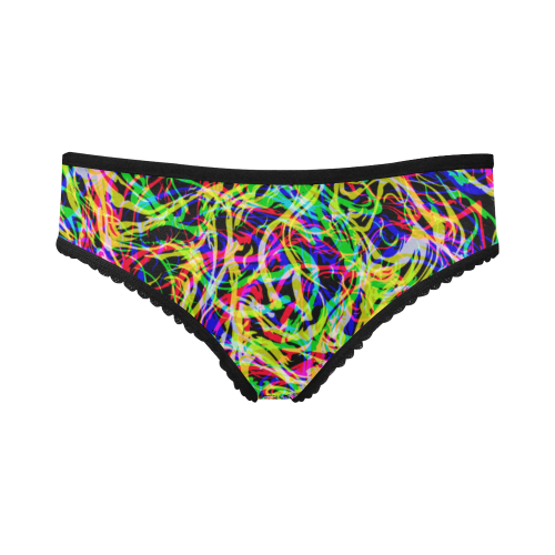 colorful abstract pattern Women's All Over Print Girl Briefs (Model L14)