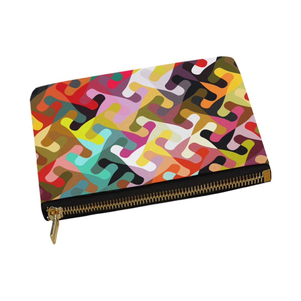 Colorful shapes Carry-All Pouch 12.5''x8.5''
