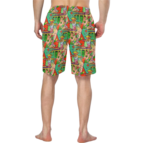 Stop and Go by Artdream Men's Swim Trunk (Model L21)