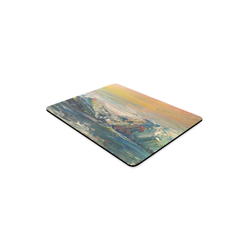 Mountains painting Rectangle Mousepad