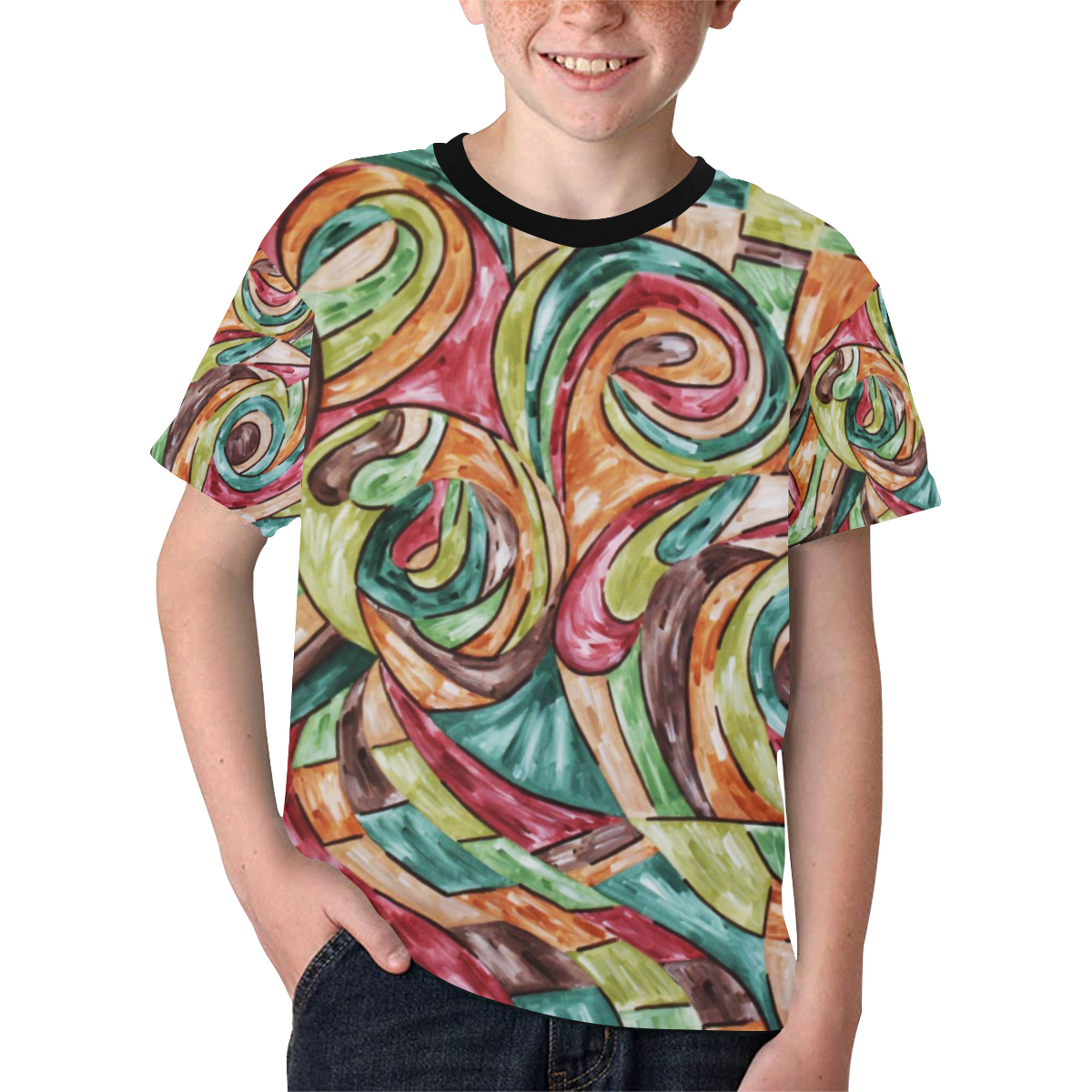 Earth Kids' All Over Print T-shirt (Model T65)